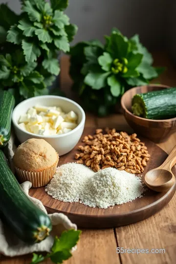 Delicious Dairy-Free Zucchini Muffins ingredients