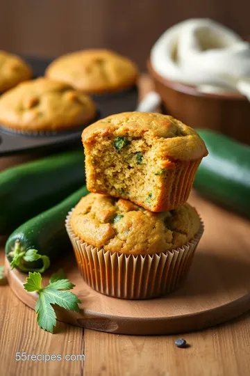 Delicious Dairy-Free Zucchini Muffins presentation