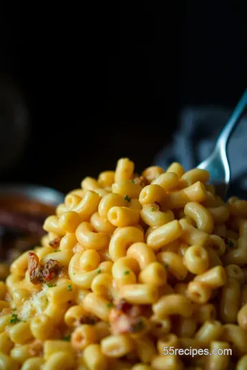 BBQ Mac and Cheese Delight: A Creamy Twist on a Classic presentation