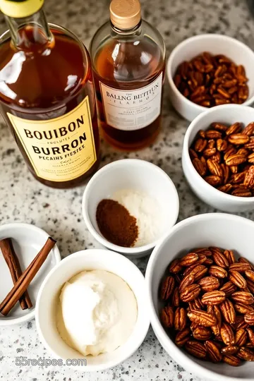 Spicy Pecan Bourbon Infusion ingredients