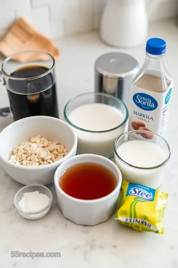 Copycat McDonald s Sugar-Free Vanilla Iced Coffee ingredients