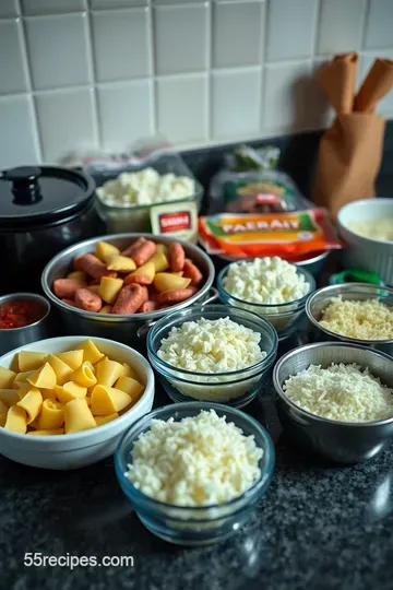 Cheesy Sausage-Stuffed Conchiglioni: A Comfort Food Classic ingredients