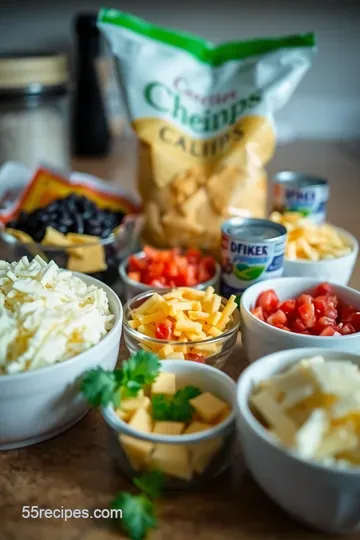 Cheesy Tortilla Chips Bake: A Fiesta of Flavor ingredients