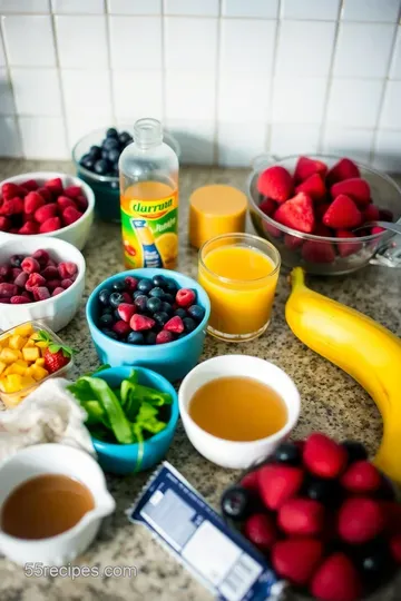 Chilled Berry Bliss – A Frozen Fruit Cup Recipe ingredients