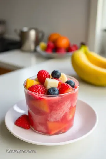 Chilled Berry Bliss – A Frozen Fruit Cup Recipe steps