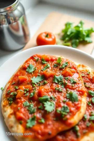 Chimichurri Pizza Sauce with Sweet Tomatoes steps