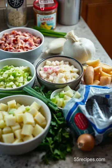 Classic New England Clam Chowder: A Comforting Coastal Classic ingredients
