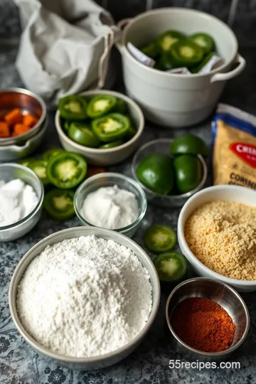 Classic Southern Fried Green Tomatoes ingredients