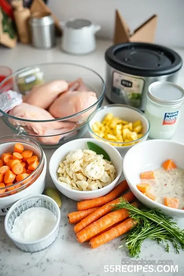 Classic Caldo de Pollo ingredients