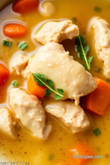 Classic Caldo de Pollo presentation