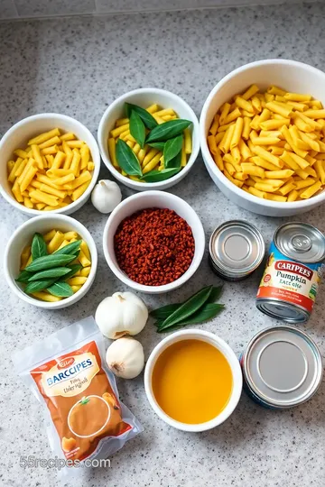 Marry Me Pumpkin Pasta ingredients