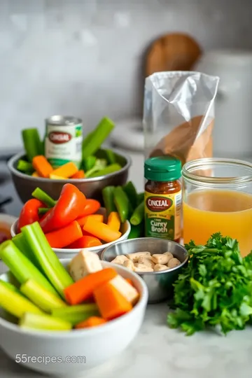 Coconut Curry Soup ingredients