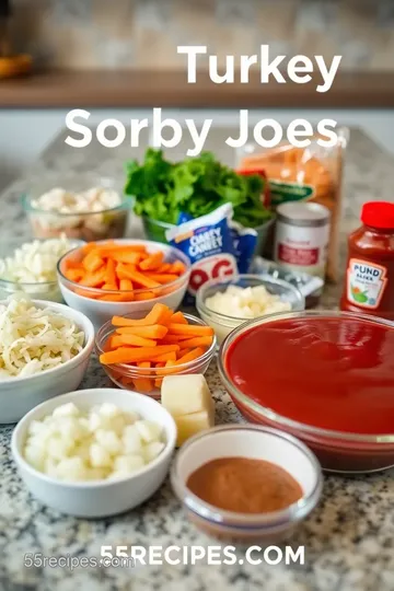 15-Minute Turkey Sloppy Joes ingredients