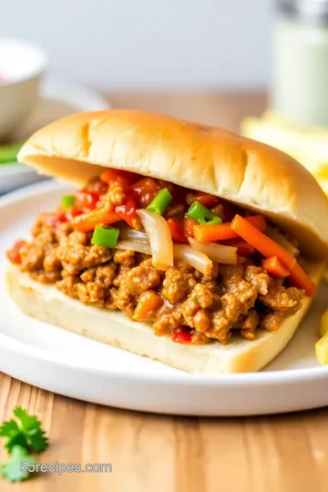 15-Minute Turkey Sloppy Joes presentation