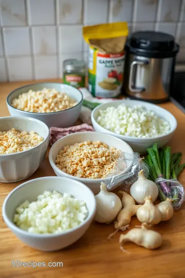 Cozy Cooked Ginger Rice ingredients