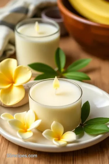 Vanilla Scented Soy Candle presentation