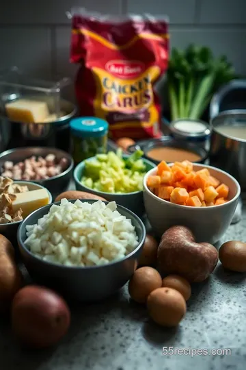 Creamy Chicken Corn Chowder – A Cozy Bowl of Comfort ingredients