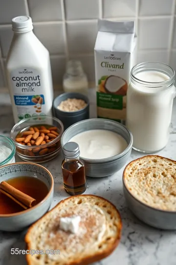 Creamy Coconut Almond Latte ingredients