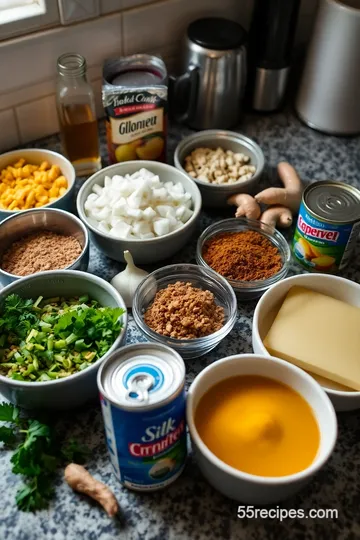 Creamy Coconut Milk Curry Soup ingredients