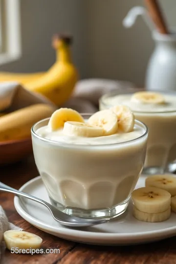 Creamy Dairy-Free Banana Pudding Delight presentation