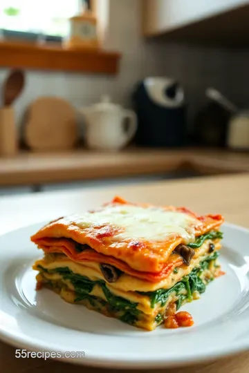 Creamy Spinach Mushroom Lasagna steps