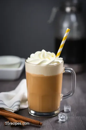 Creamy Vanilla Frappuccino Delight presentation