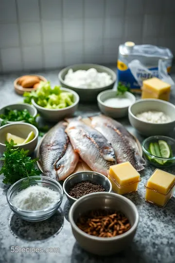 Crispy Pan-Fried Trout with Lemon Herb Butter ingredients