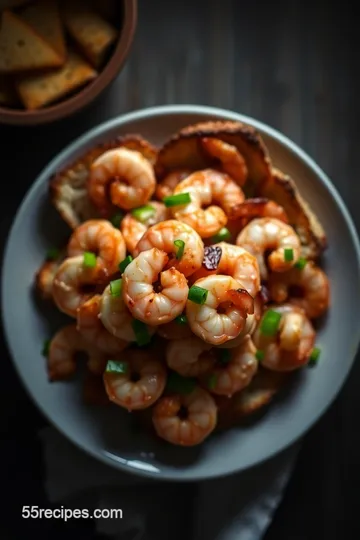 Crispy Shrimp Toast Delight presentation