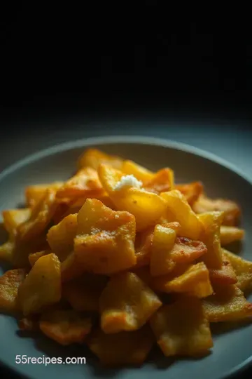 Crispy Taro Chips with a Touch of Sea Salt presentation