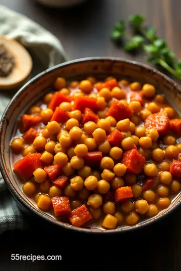 Cuban Garbanzo Stew: A Hearty Taste of the Caribbean presentation
