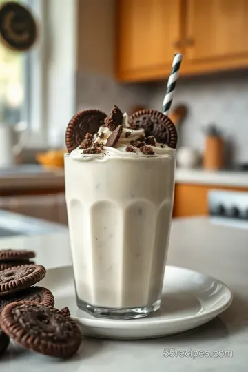 Delicious Cookies and Cream Milkshake steps