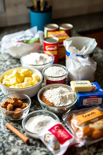 Deliciously Sticky Monkey Bread with Grands Biscuits ingredients