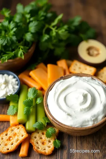 Tangy Vegan Cream Cheese Dip: A Zesty Delight ingredients