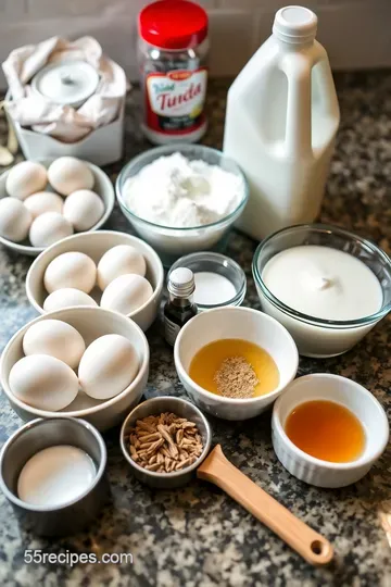 Festive Classic Eggnog: A Creamy Holiday Delight ingredients