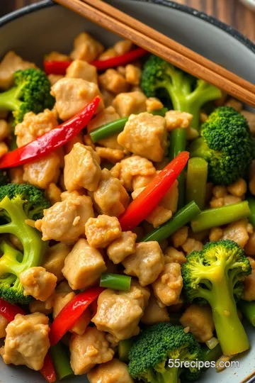 Flavorful Stir-Fry with Peanut Oil presentation