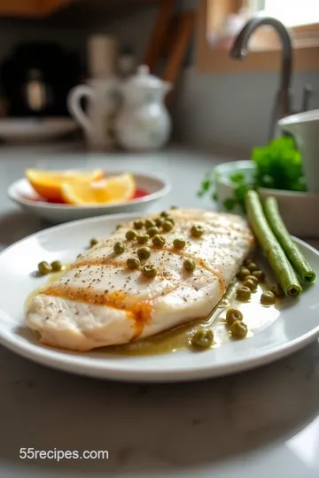 Flounder Filets in Lemon Caper Butter Sauce steps