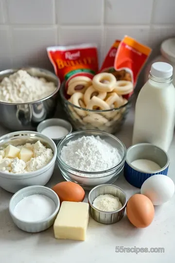 Fluffy Buttermilk Scones for a Perfect Afternoon Tea ingredients