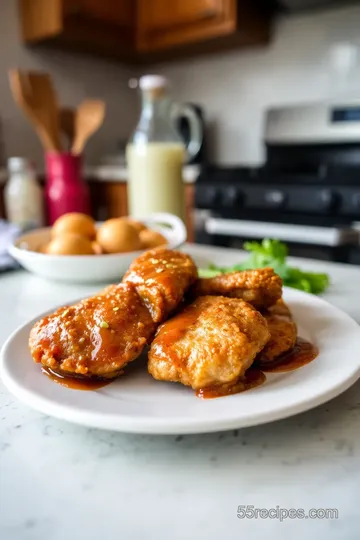 Crispy Fried Chicken with Sweet Spicy Honey Sauce steps