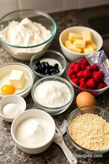 Goumi Berry Pie ingredients