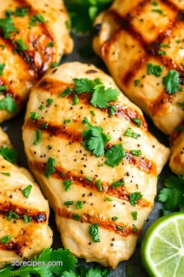 Cilantro Lime Chicken presentation