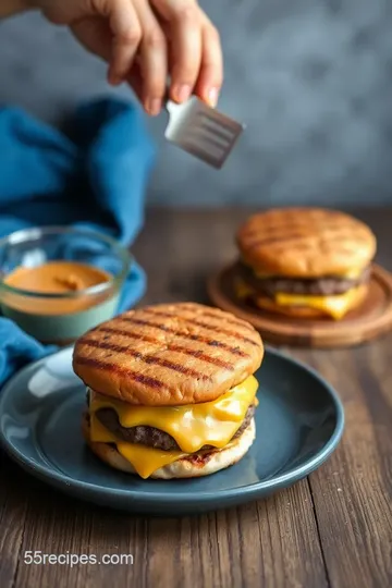 Ultimate Grilled Cheeseburgers with Tangy Sauce steps