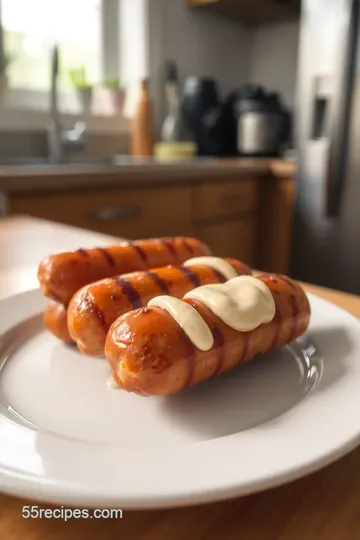 Grilled Sausages with Creamy Mayo Delight steps