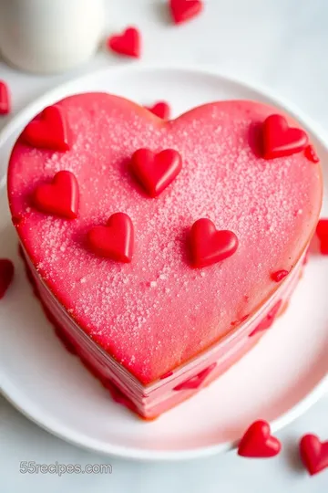 Heart Valentine Day Cake: The Ultimate Delight for Sweethearts! presentation