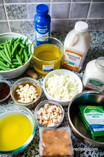 Hearty Green Bean Casserole Without Cream of Mushroom Soup ingredients