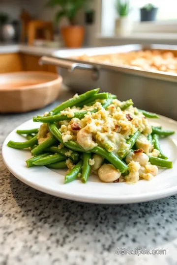 Hearty Green Bean Casserole Without Cream of Mushroom Soup steps