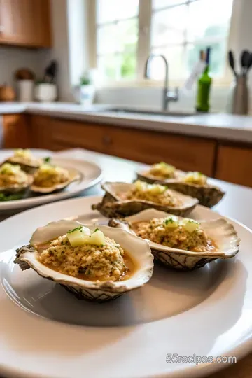 Heavenly Baked Stuffed Oysters with Garlic Herb Butter steps