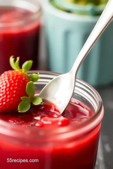 Sure Jell Strawberry Jam presentation