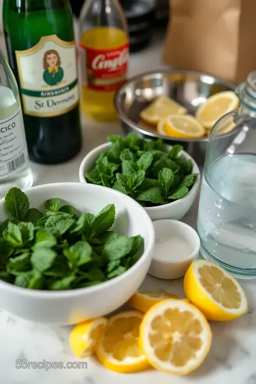 Classic Hugo Spritz ingredients