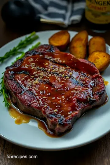 Mouthwatering Marinated Ribeye Steak: A Flavorful Journey in Every Bite presentation