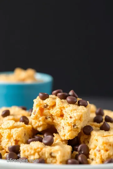 No-Bake Cornflake Candy Delight presentation